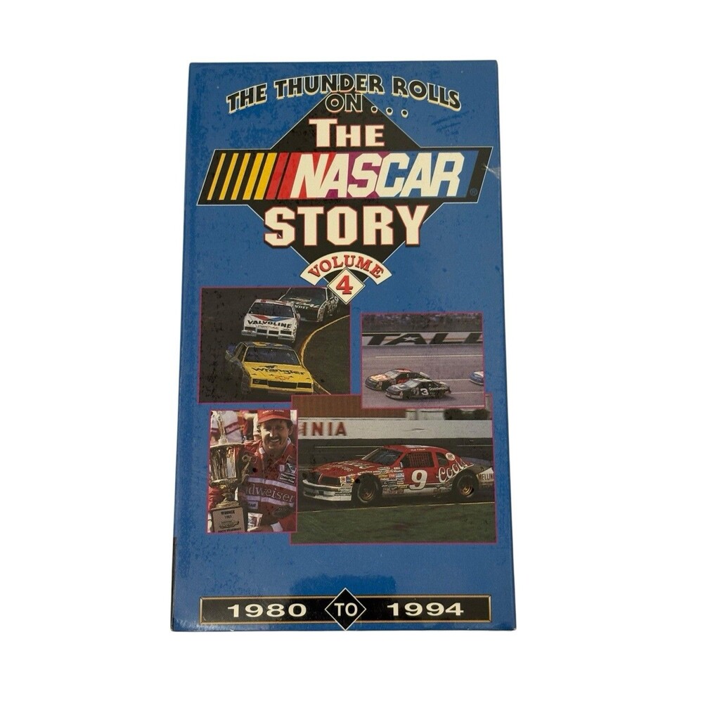 The NASCAR Story Volume 4 The Thunder Rolls On (1980-1994) (VHS, 1994) VTG NOS